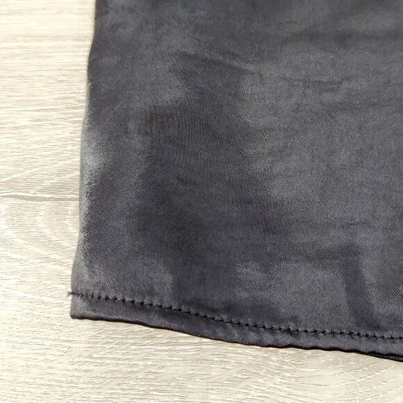 Lulus Stay Celebrating Black Satin Bodycon Mini Dress Women's Size S - Picture 11 of 16